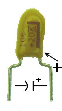 10 Mfd - 20 V Tantalum